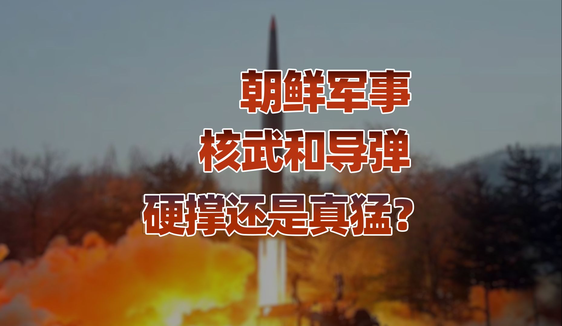 【卢克文工作室】朝鲜军事实力，究竟能不能与韩国抗衡？