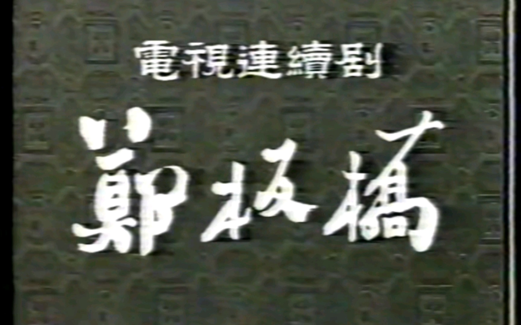 1991年电视剧郑板桥