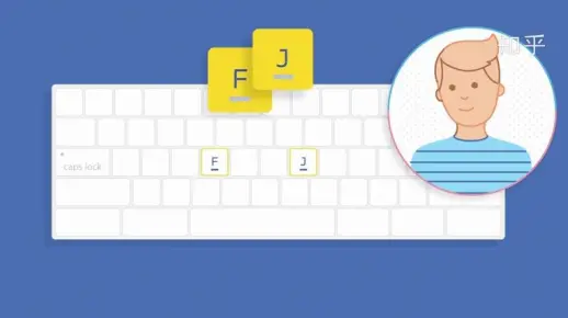 91小键人打字正确的指法