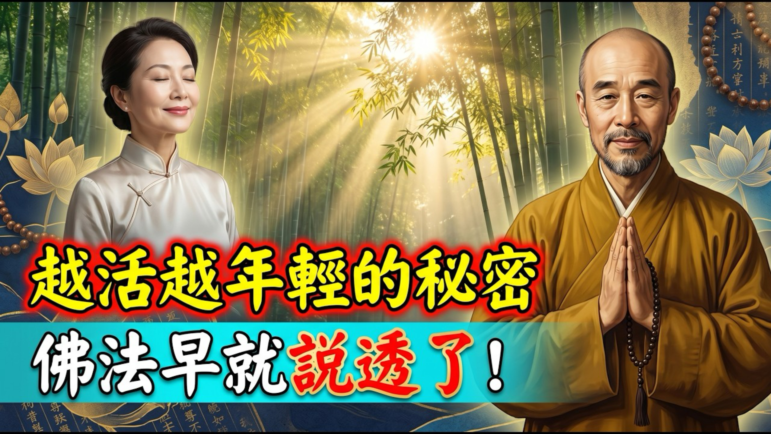 弘一法师：为什么有人50岁后不见老？别让执念偷走你的青春！50岁后必学的「3分钟观心法」