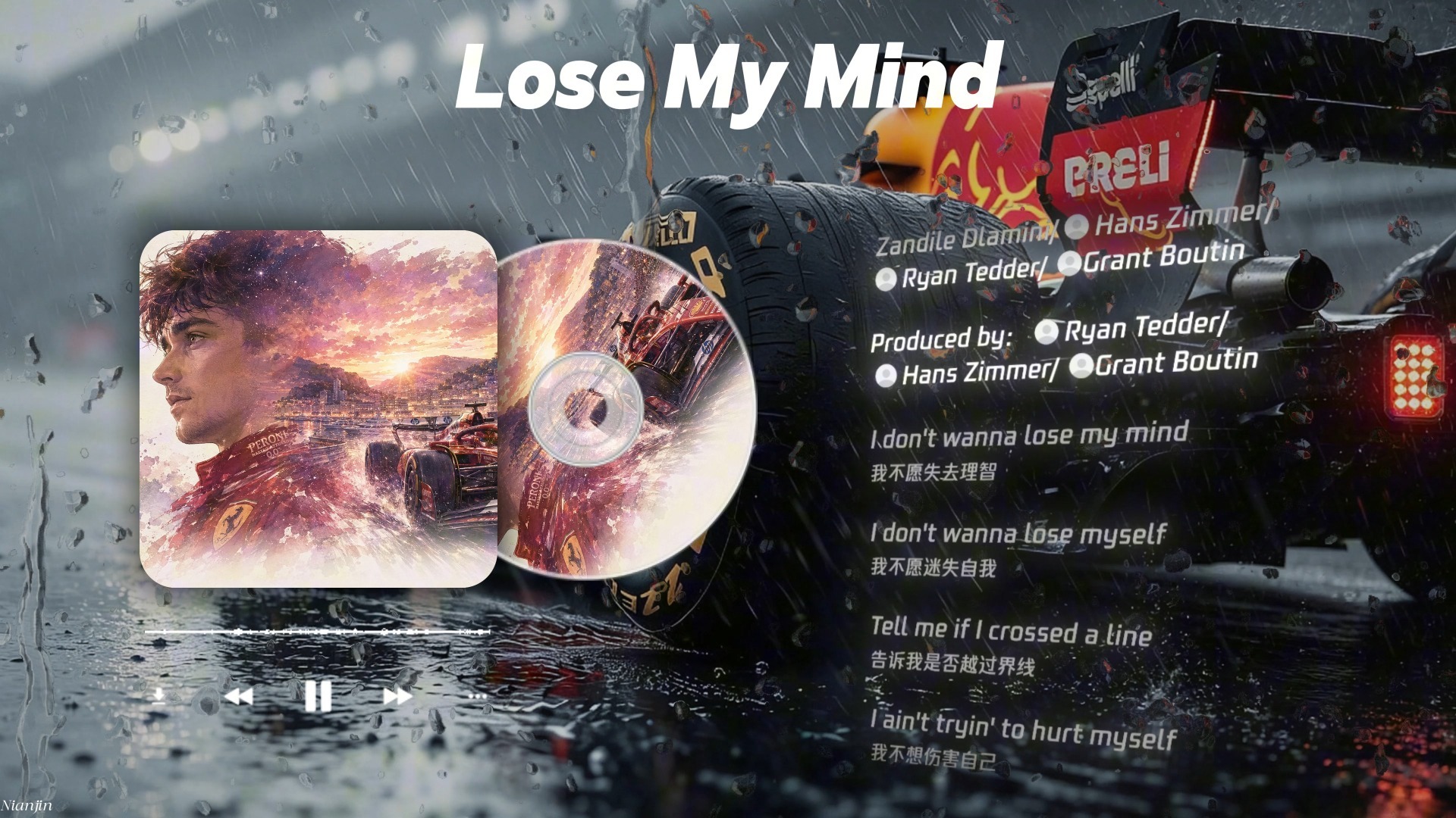 【Hi-Res】《F1：狂飙飞车》插曲《Lose My Mind》汉斯季默作曲