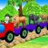 儿童动物认知视频 野生动物 玩具和颜色