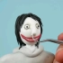 Making jeff the killer in polymer  clay
