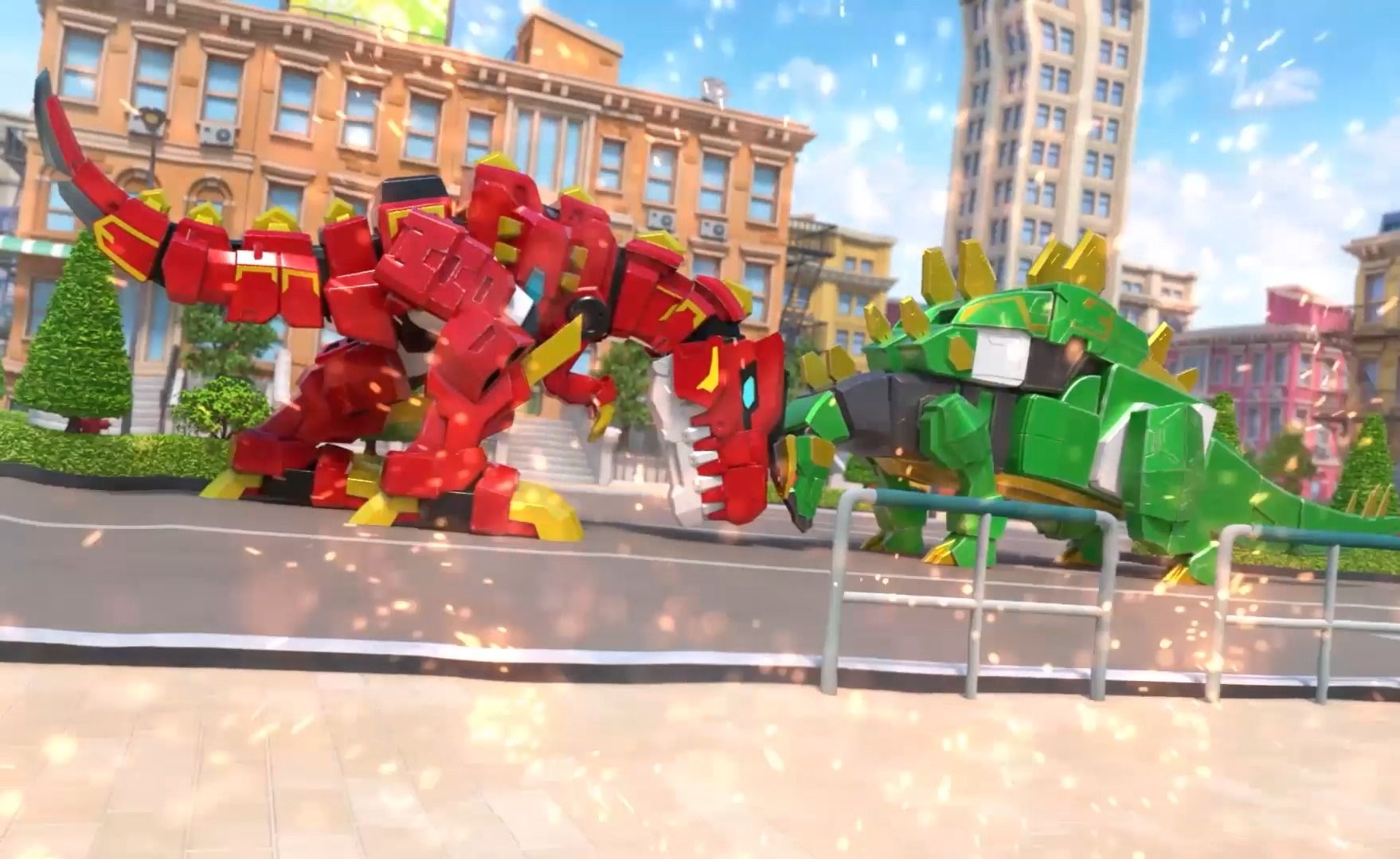 #心奇爆龙战车7之巨兽战龙预告片：心奇和杰克展开对战！12月火热上线！