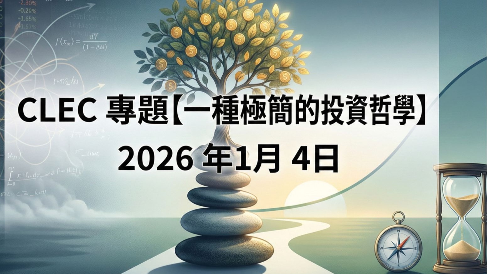 [专题] 一种极简的投资哲学 2026年1月4日—CLEC投资理财频道