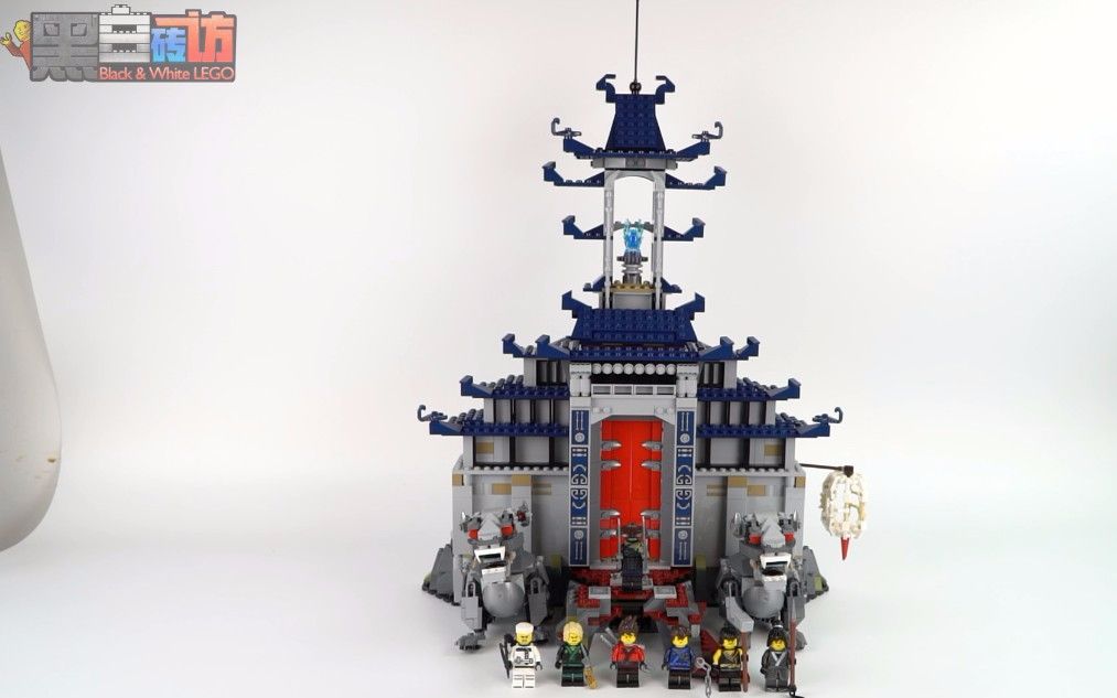 乐高lego幻影忍者大电影70617终极神兵神庙黑白评测