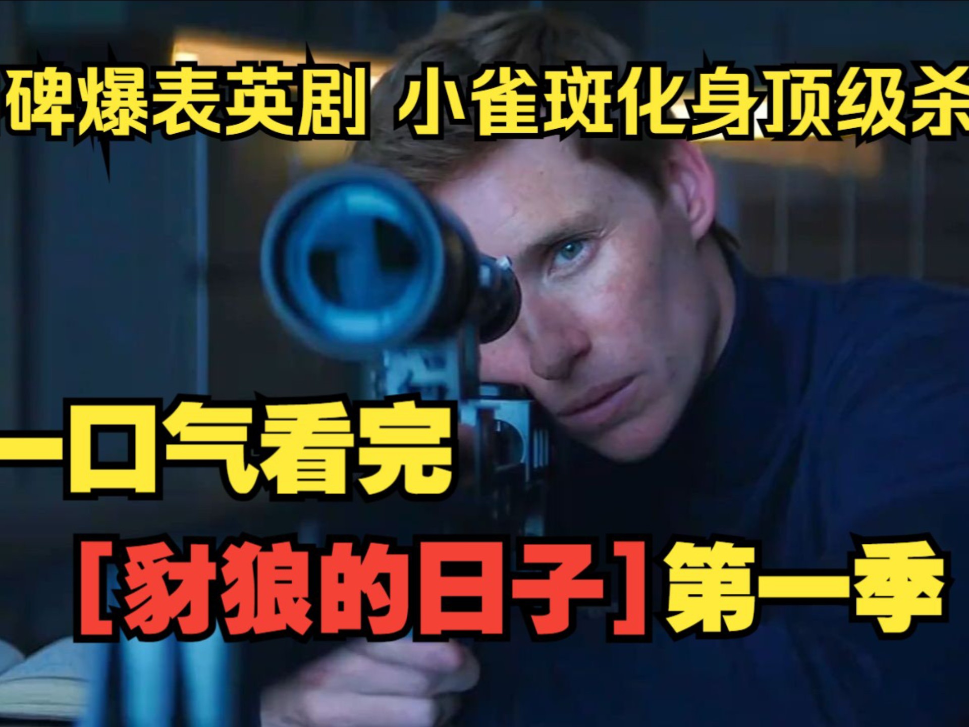 一口气看完【豺狼的日子】第一季。2024口碑爆表英剧，小雀斑化身顶级杀手，智商技术一流！