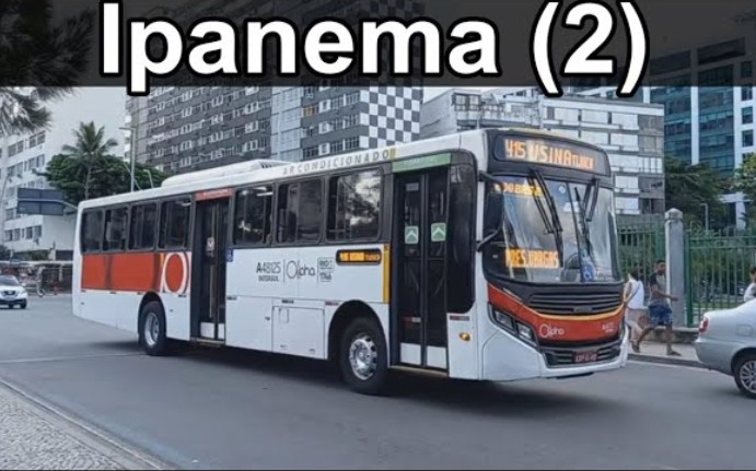 【搬运】巴西里约热内卢州伊帕内玛区公交车街拍