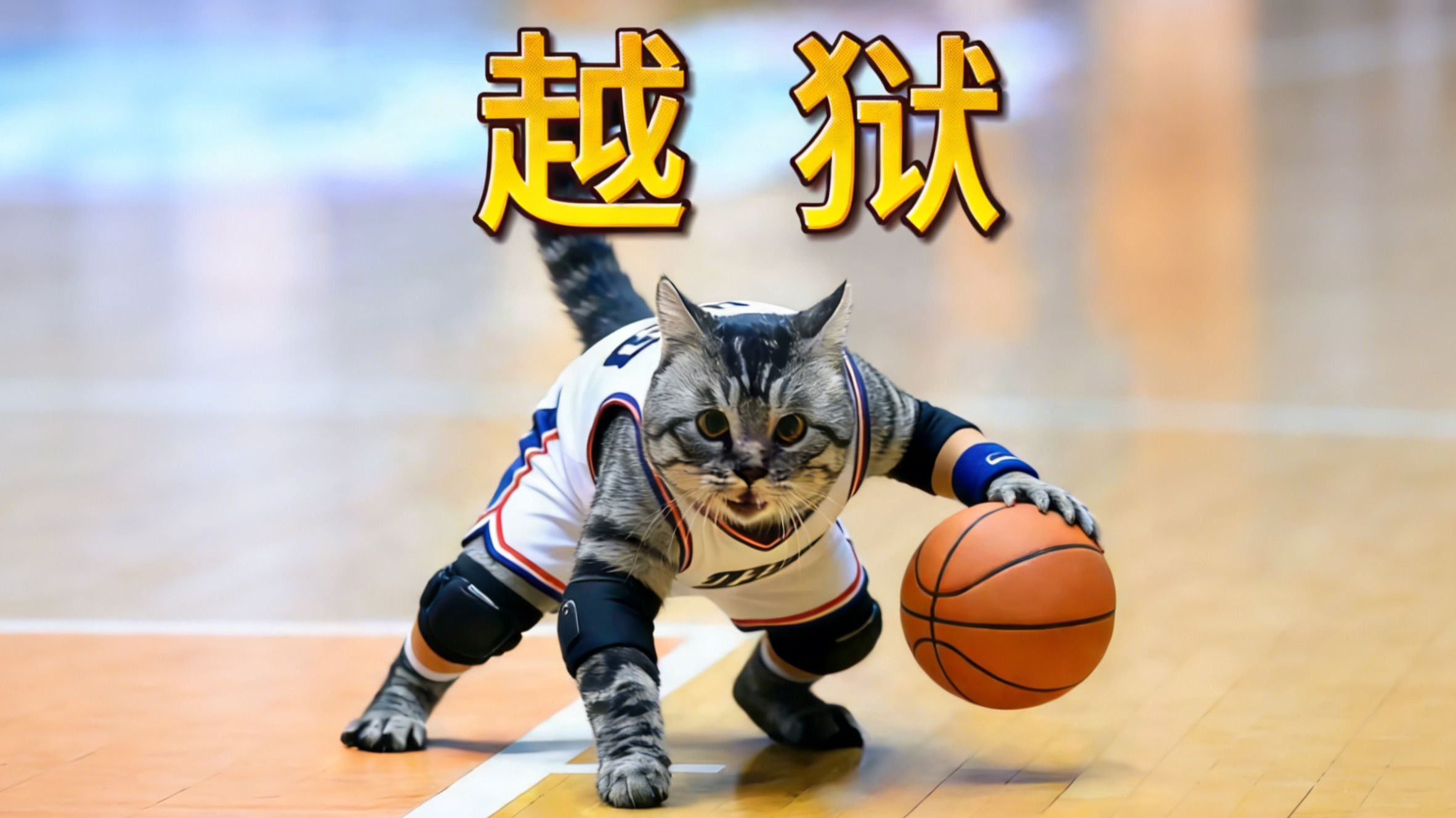 闯入CBA赛场的猫猫又双叒越狱了？！