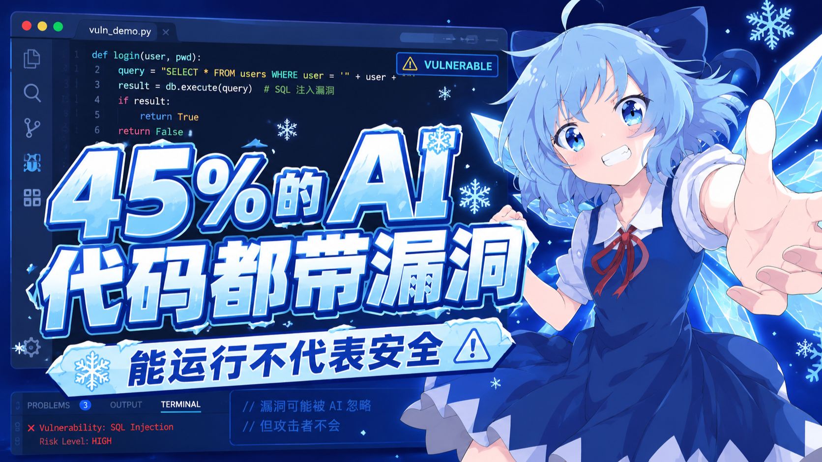 为什么 AI 越聪明，写的代码反而越不安全？ | VibeCoding 安全分析