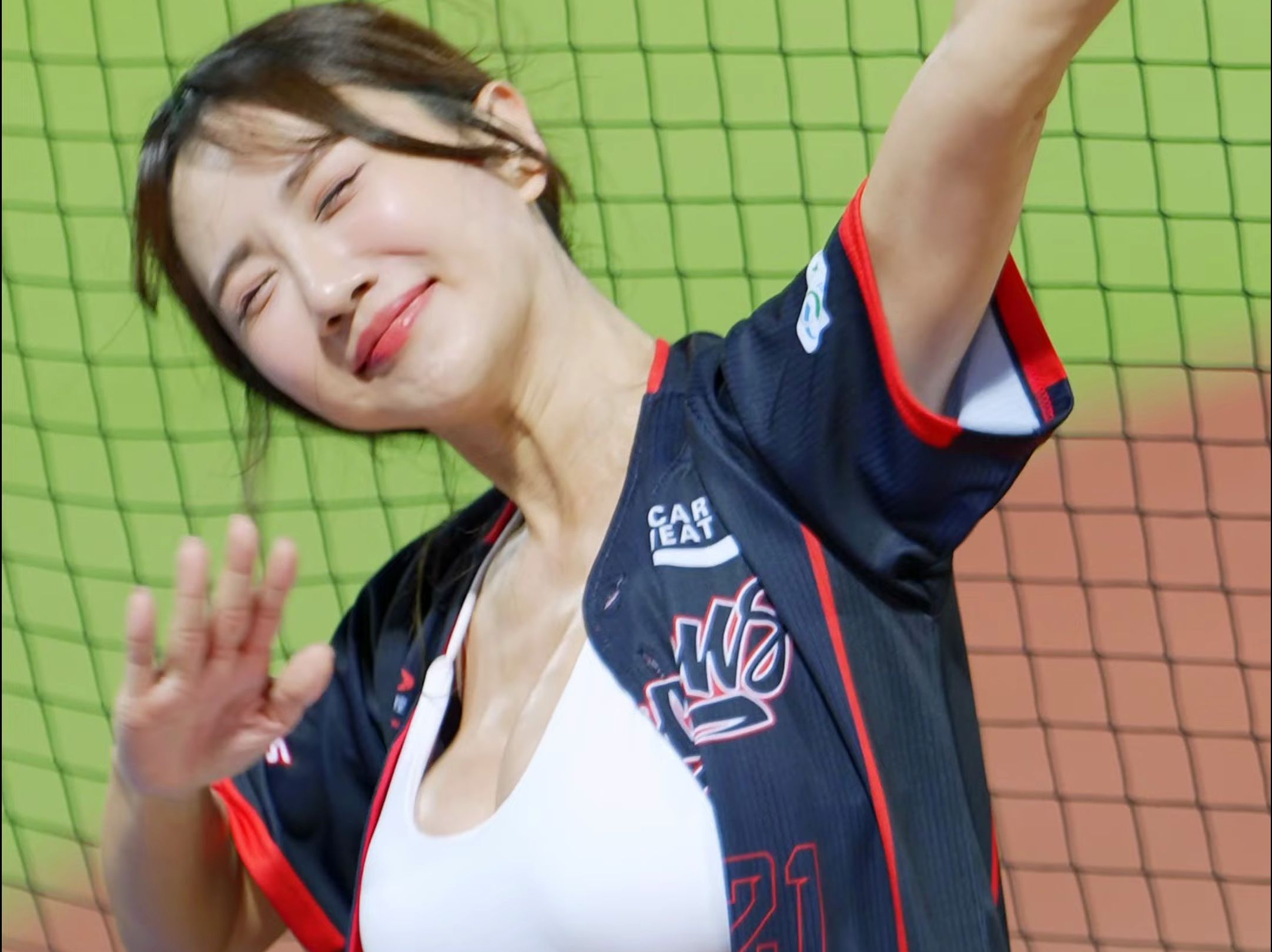 Jen's Milk: Slow Motion Dangryu Not Letting Go~Sweaty and Seductive Water Wave Reflections~Really Not Letting Go XD~ 20240501 Tianmu Baseball Stadium Ajisen