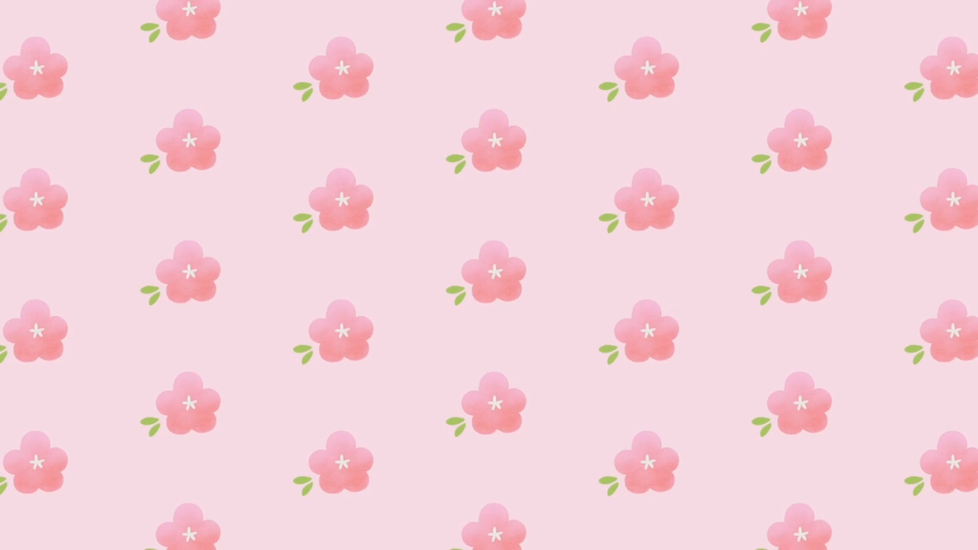 【舞台背景】40- 可爱粉红色花朵爱心多样变化组合动态漫循环视频背景❤️ 浪漫梦幻舞蹈晚会年会循环动画