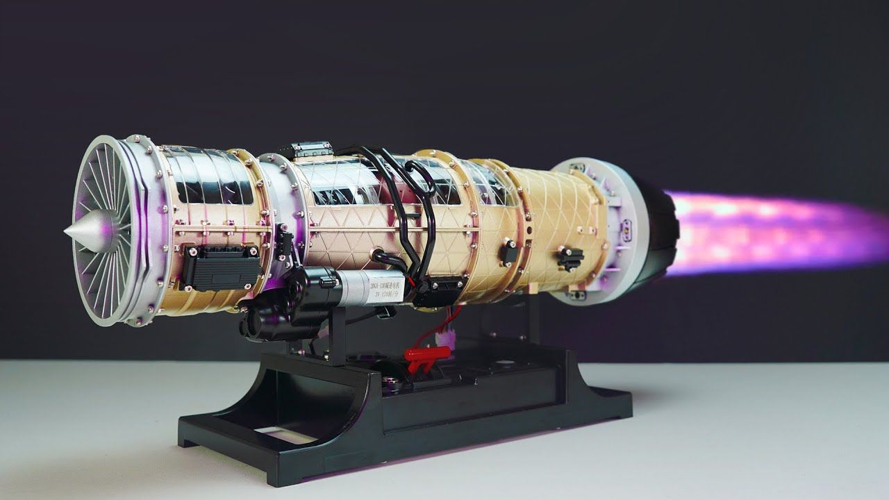 【模型】拼装全金属涡喷小涵道F35战斗机发动机模型 | 作者：NDA Hack