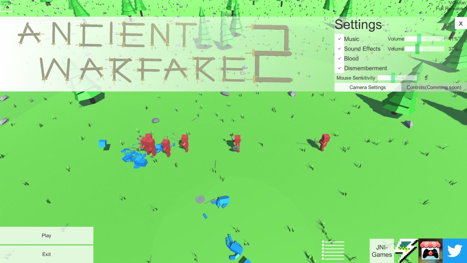 方块人战争模拟器