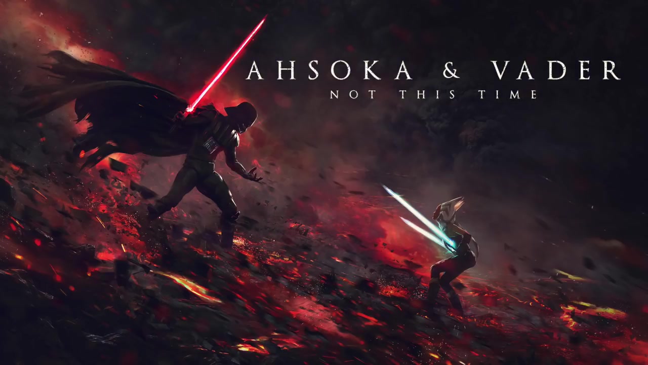 king】star wars - ahsoka vader dark side binary sunset 达斯维达&