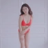 清纯女友[Seoyoon]少见的性感红色内衣LOOKBOOK
