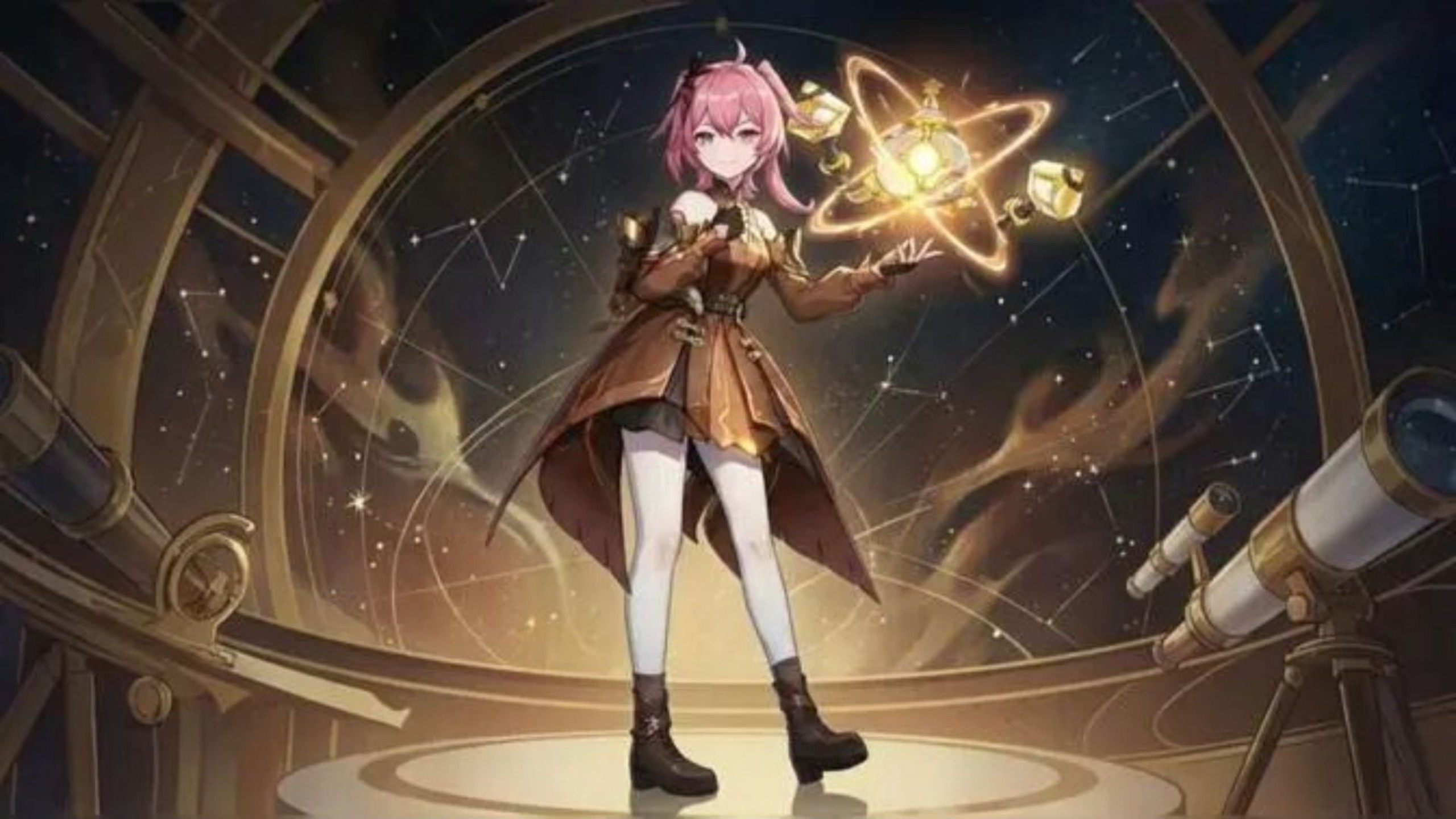 原神莉奈娅0命完全体曝光！月结晶战舰重组！兹白终于躺赢了！