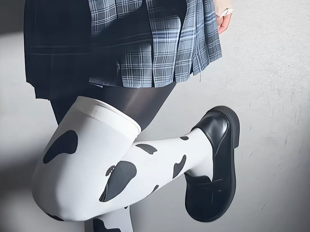 creamy white and thick black