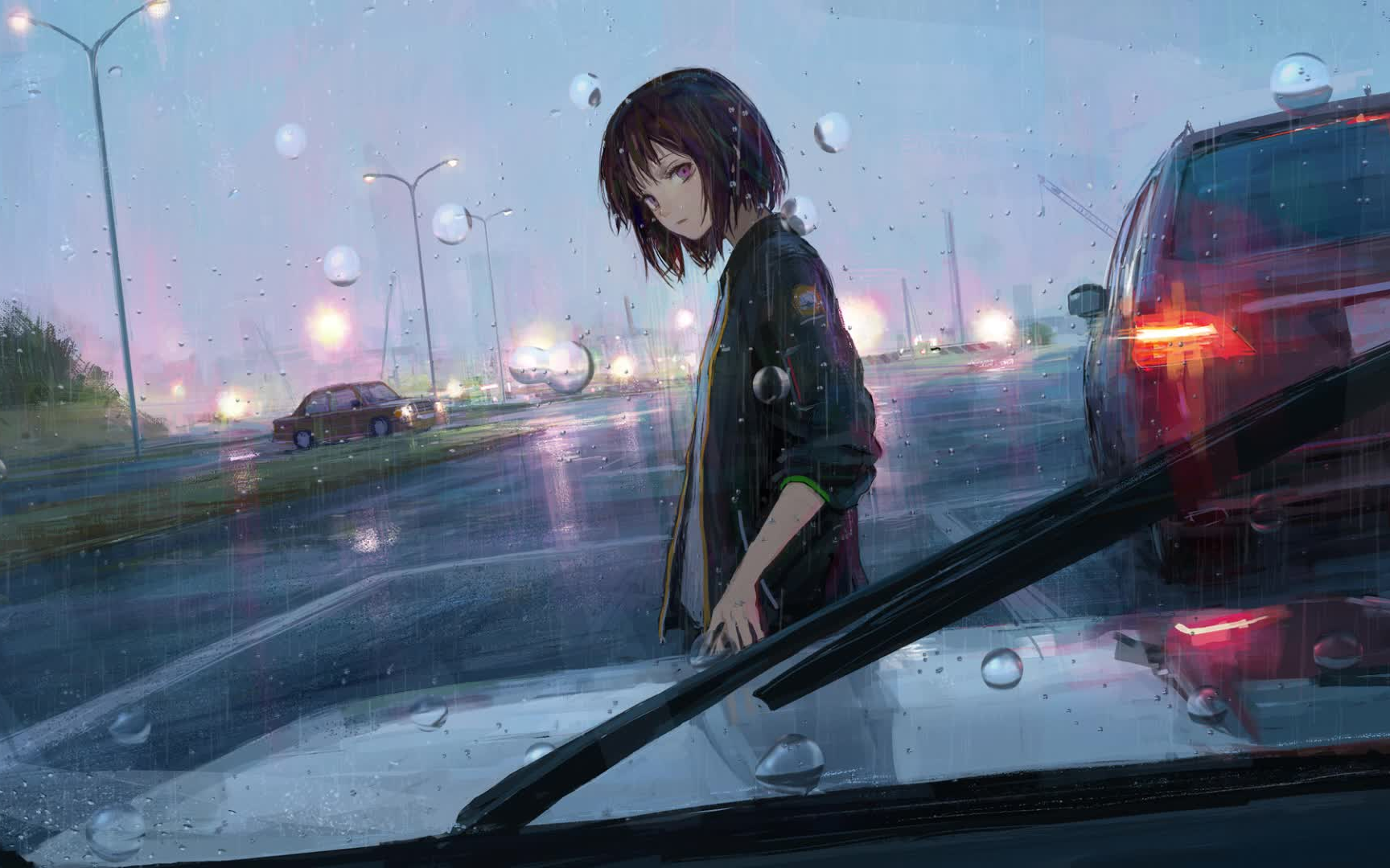 【wallpaper engine】落雨rainfall动态壁纸,精美画风