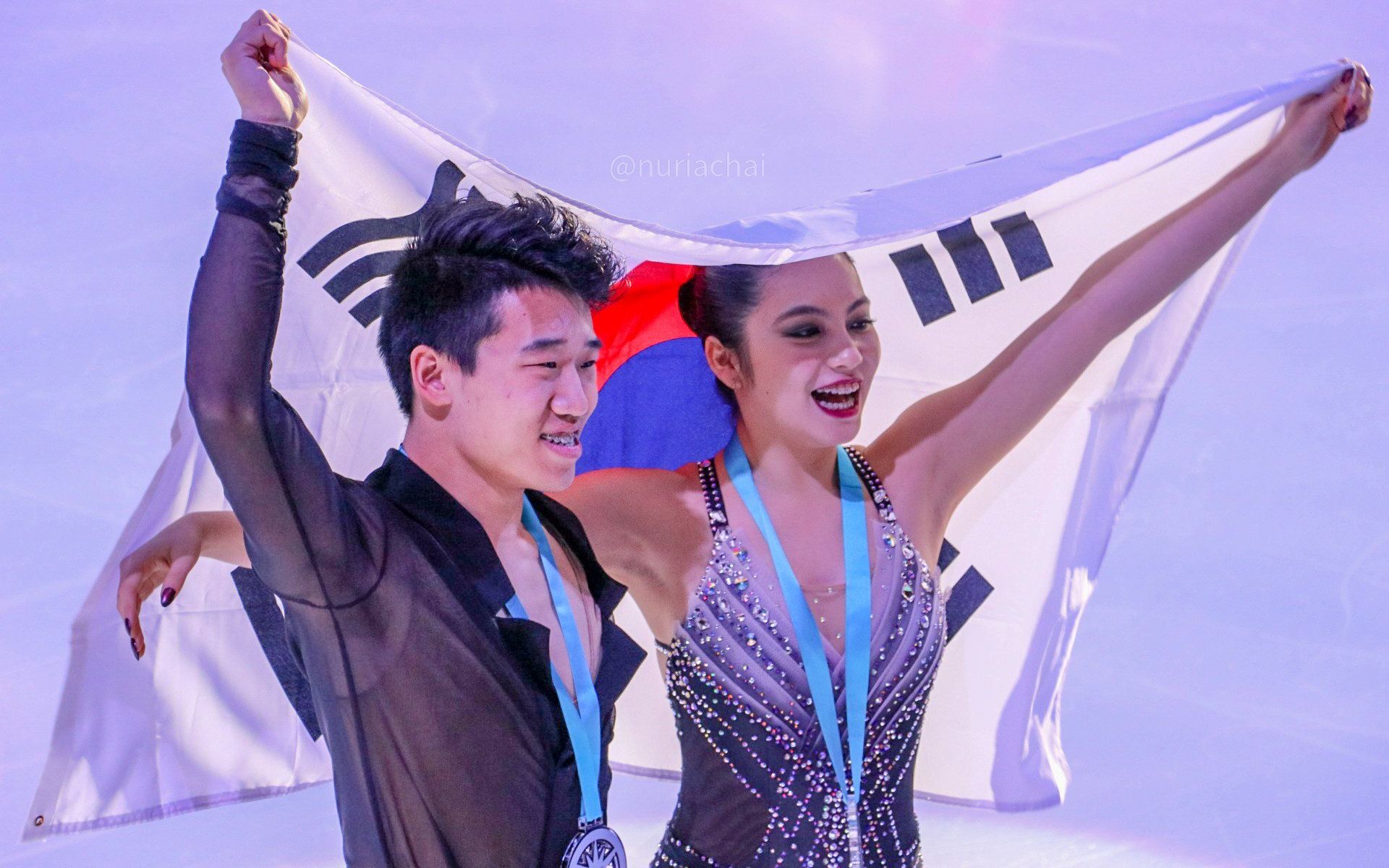 【蒙特利尔冰舞学校】美国女伴和西班牙男伴大婚啦 Madison Hubbell & Adrian Diaz