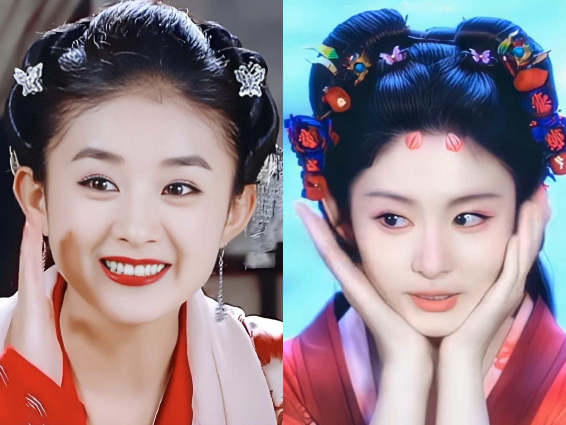 我去，这真不是照着追鱼传奇演现在审美降级，演员脸网红脸好直观能看出