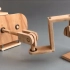 「创意手工DIY」玩具达人带你学习如何制作齿轮传动轴模型！