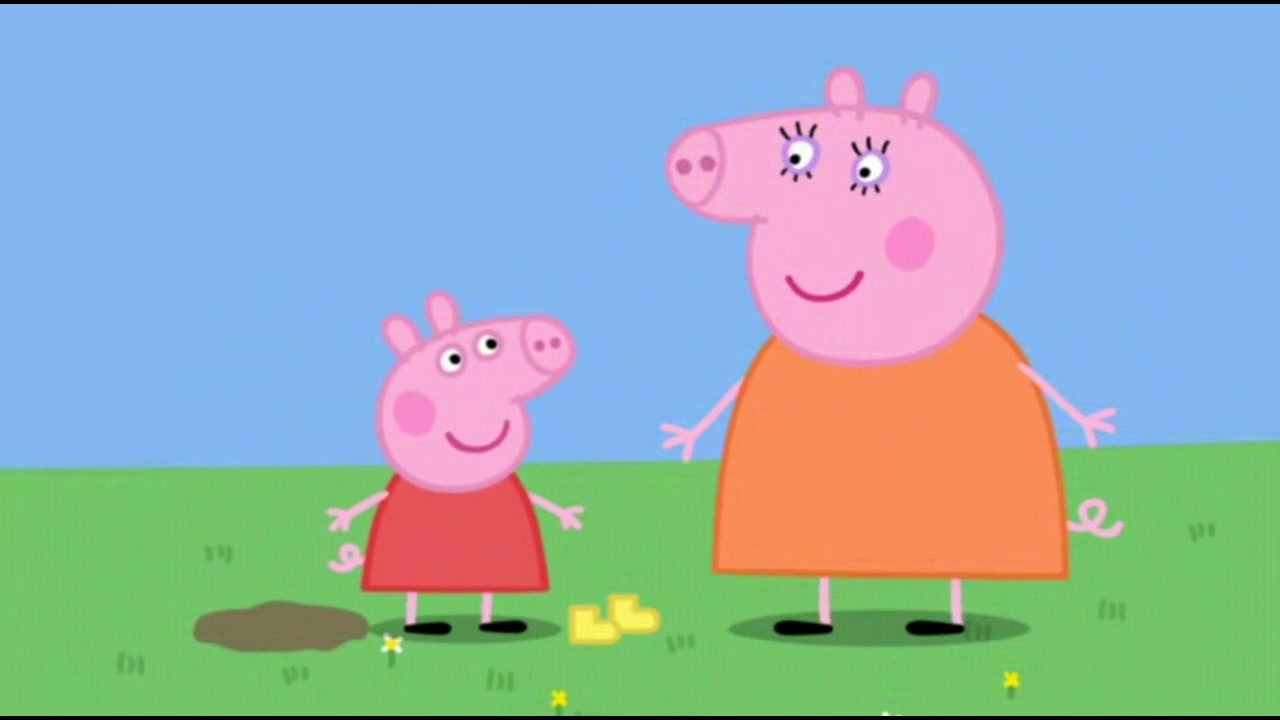 【peppa pig/小猪佩奇】s01e01 muddy puddles 中英双语