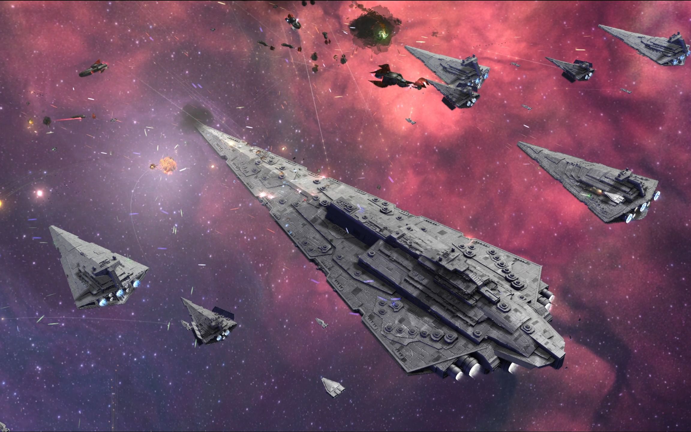 帝国将带来秩序与和平！战士级无畏舰横扫赫特空间【星球大战帝国战争】