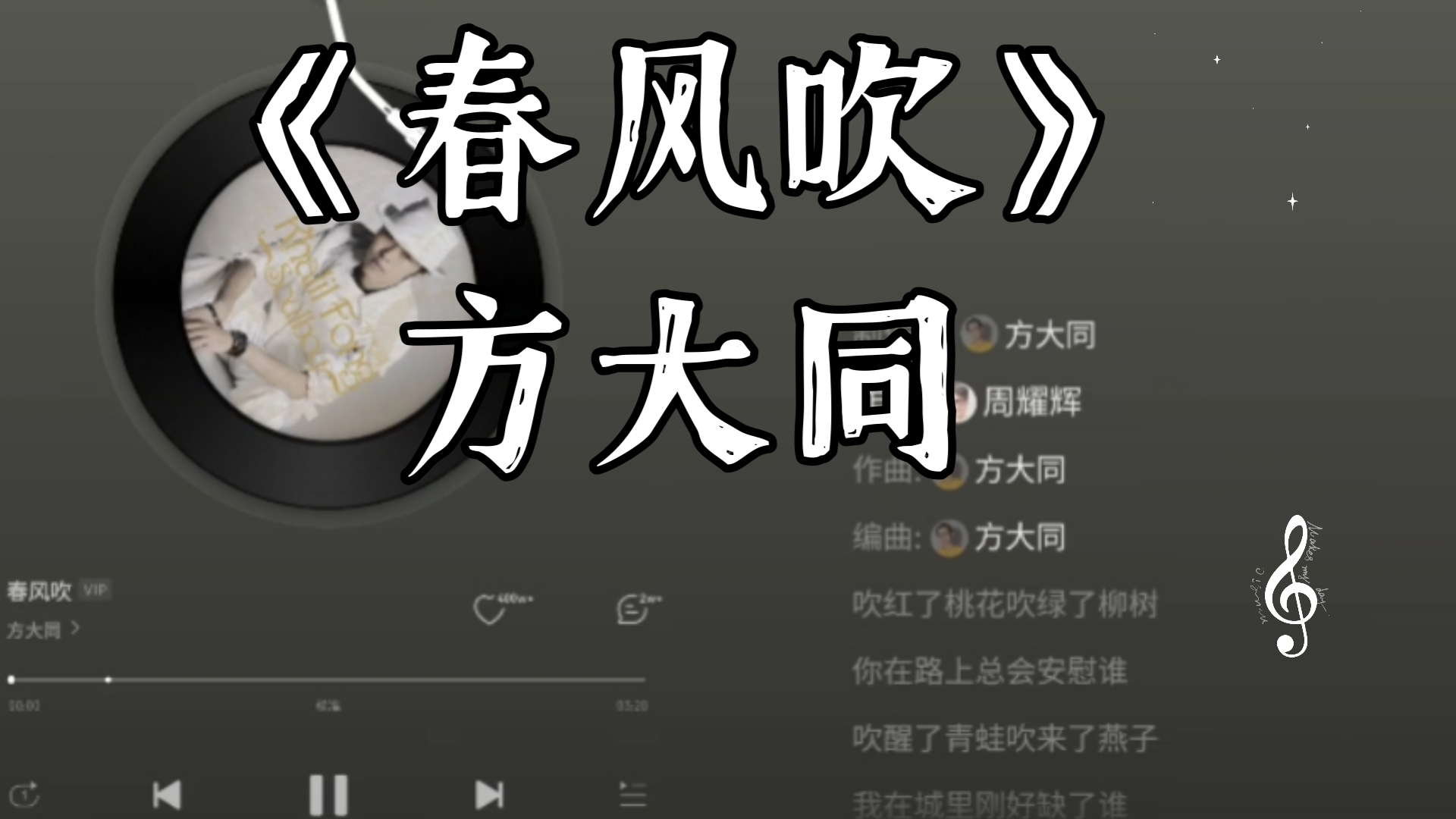 今日推荐｜《春风吹》“春风一吹忘了谁 我上一次流泪又几岁”