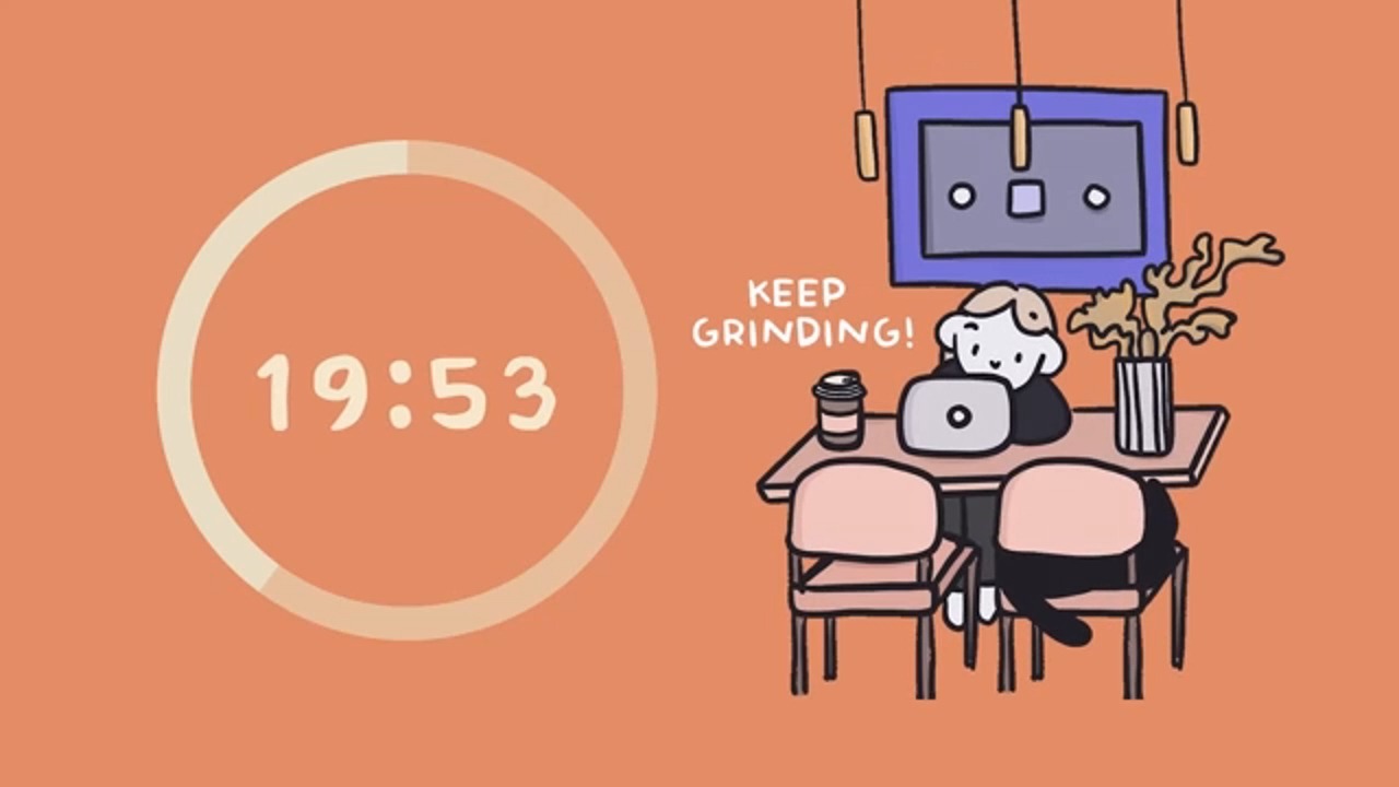 ADHD专注音乐|咖啡厅主题番茄钟3X50min| LOFI