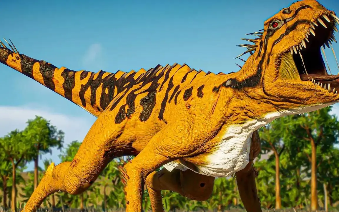 天蝎霸王龙和霸王龙兄弟 safari 版战斗 | 侏罗纪世界：进化2