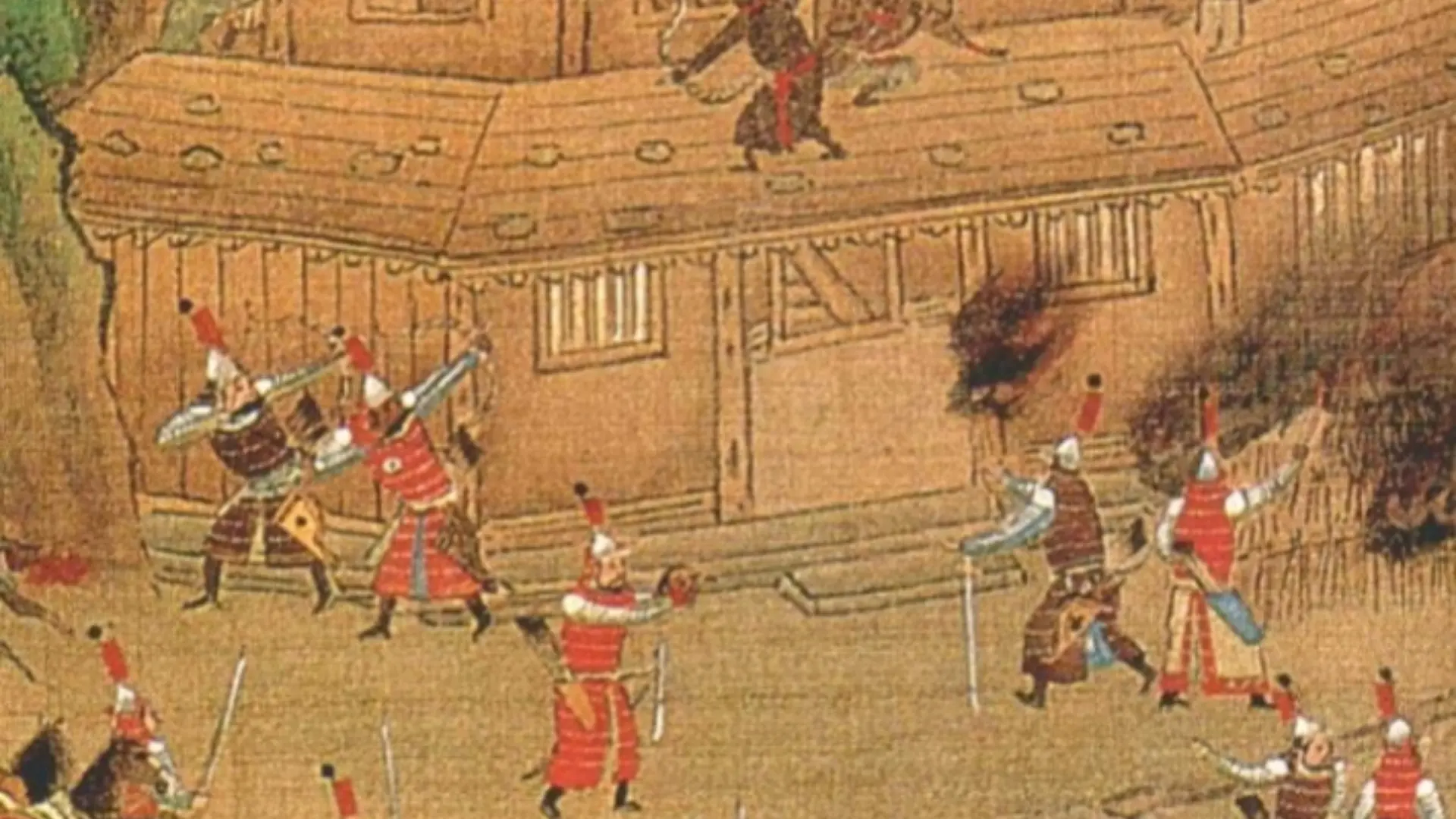 平番得胜图中固原镇明军全战斗场景