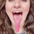 人类的舌头可以有多长....有个姐妹居然能舔到小舌头