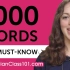 1000个初学者必学的挪威语单词