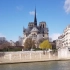 巴黎圣母院大火前1个月的内外景观 4K 拍摄