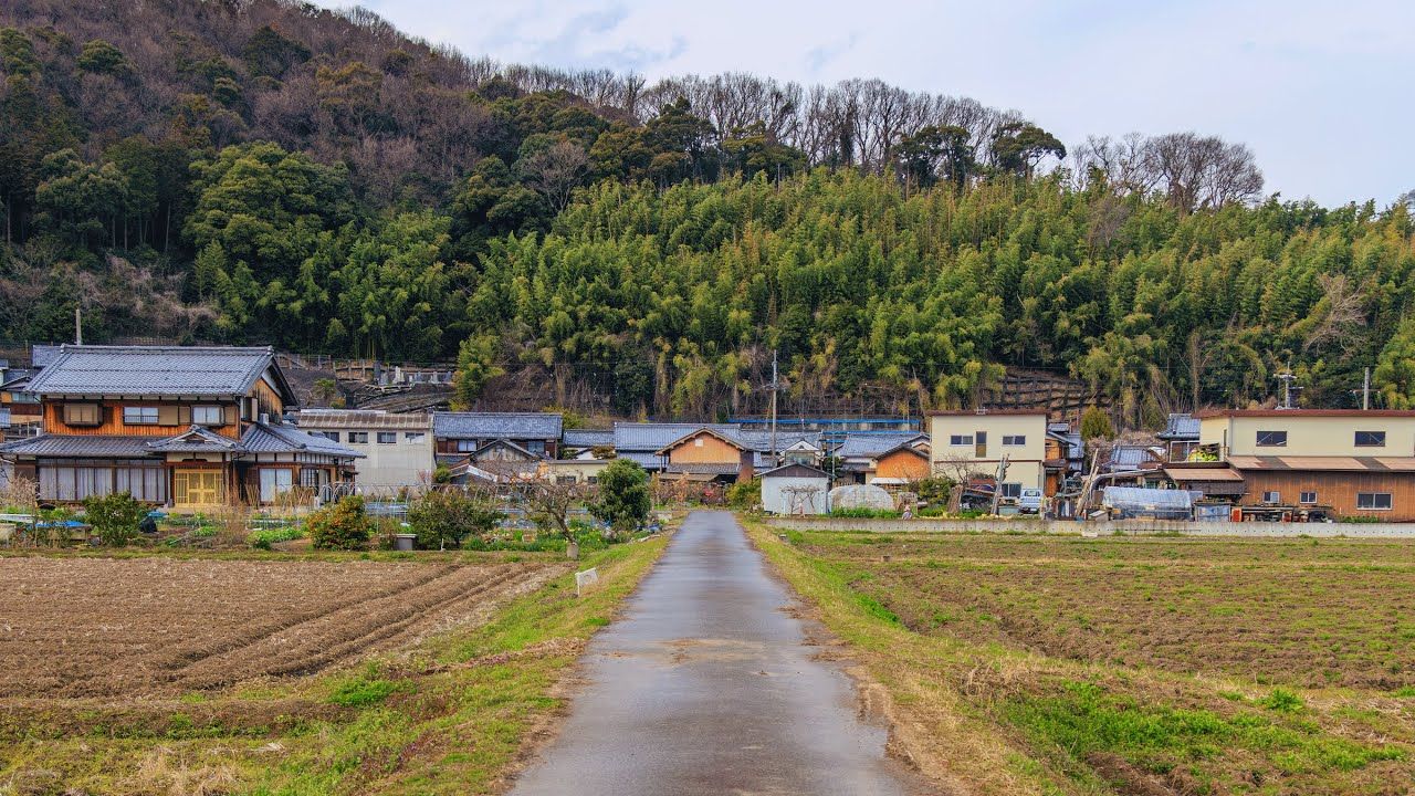 日本最最最普通的小村庄，非旅游之地，看看普通日本农民生活的地方！