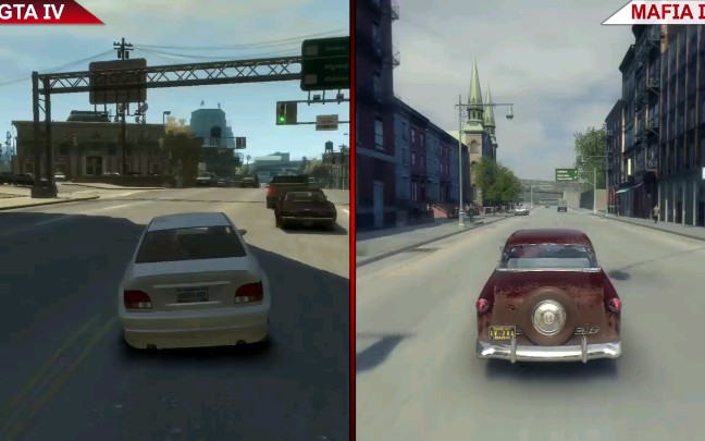 大比较 Gta4与黑手党iii 比较2 Pc Ultra 哔哩哔哩 つロ干杯 Bilibili