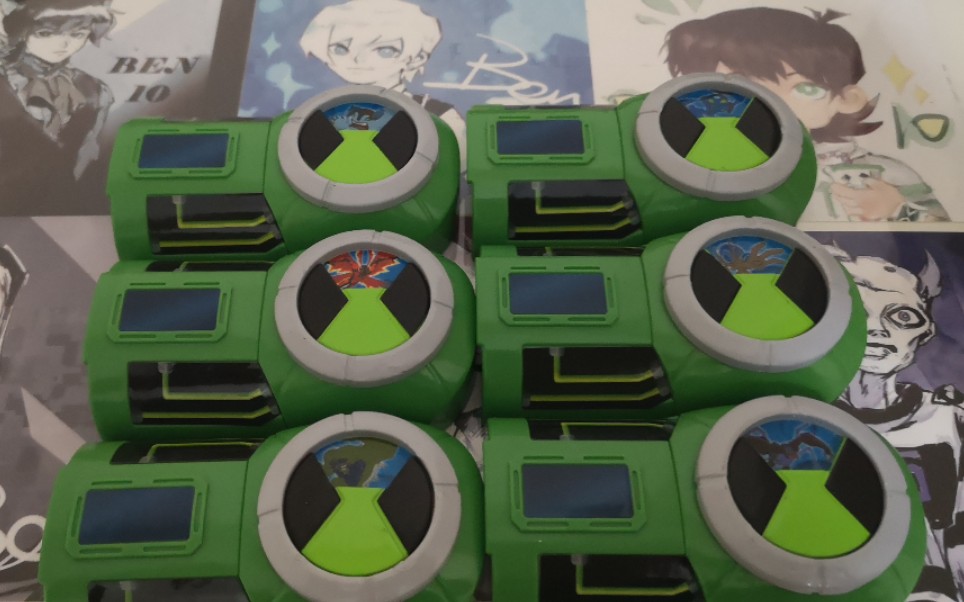 终极异形仪六款扭蛋全收集ben10少年骇客ultimatrix