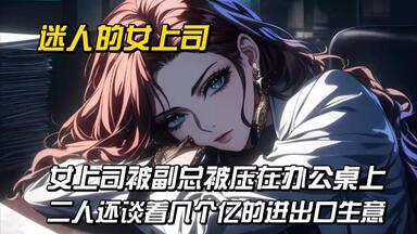 【一口气看爽】晚上，女<em class="keyword">上司</em>被副总压在办公桌上，二人还在谈着几个亿的进出口生意！！！