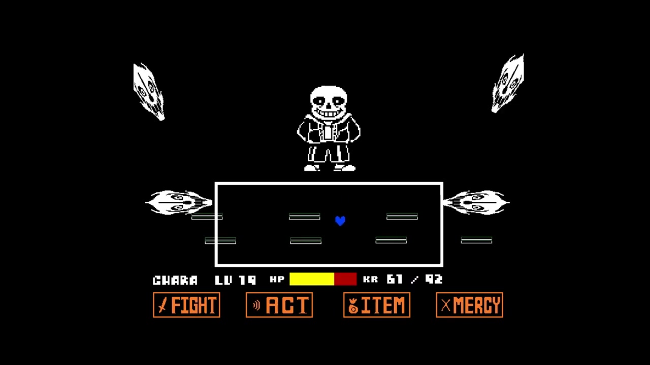 undertale同人 sans困难模式-have a bad time!