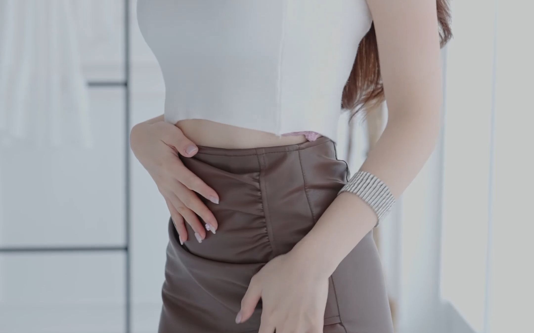 Miss Rose's Sheath Leather Dress & Recent Outfits