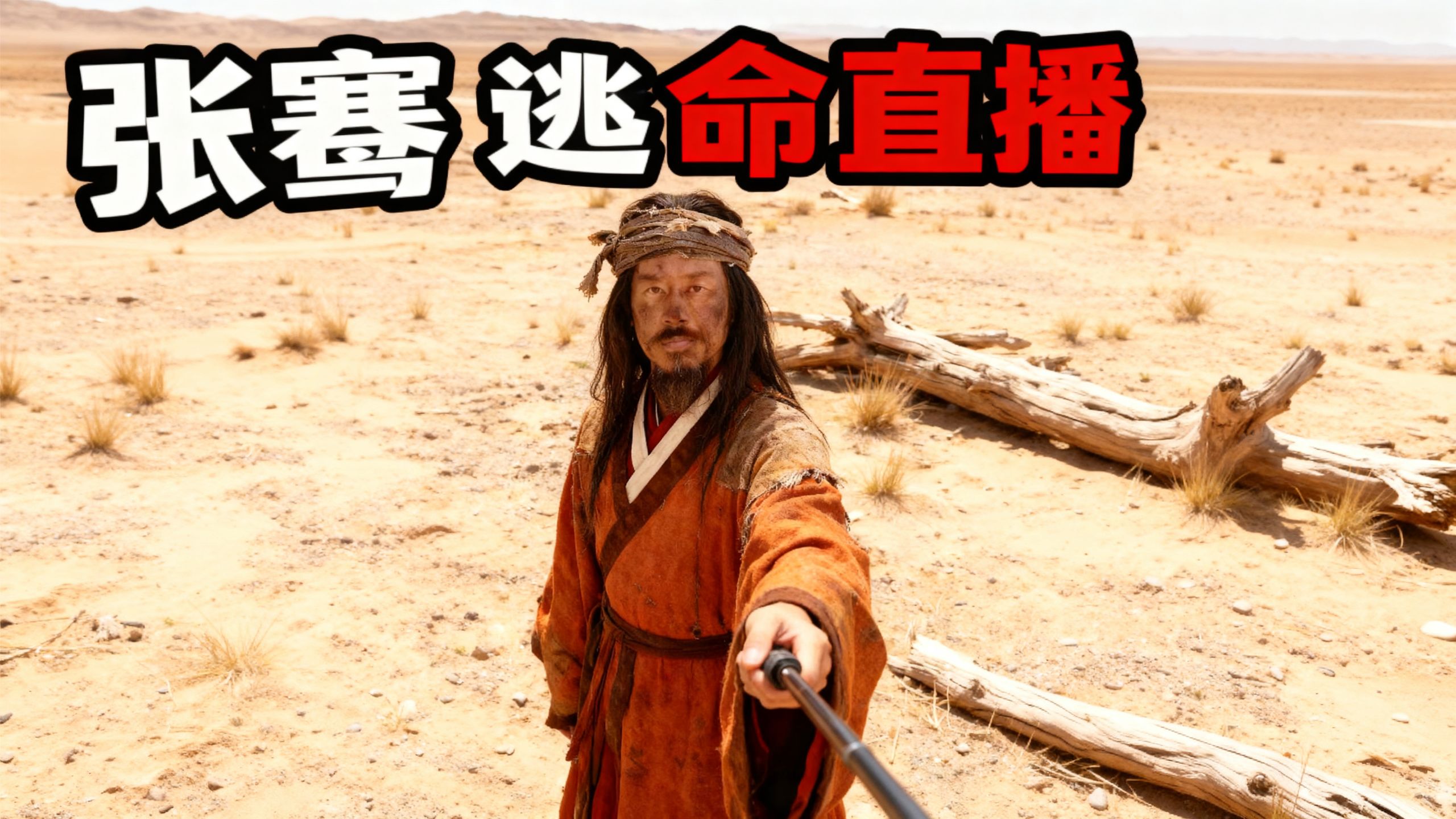 用AI还原了张骞逃命回家途中，太好玩了