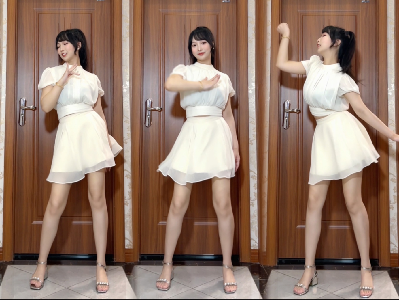 这一套加高马尾好显气质！