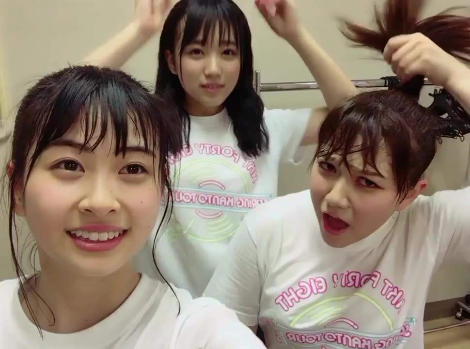 【hkt】矢吹奈子&松冈花&村重杏奈&本村碧唯 17.3.26