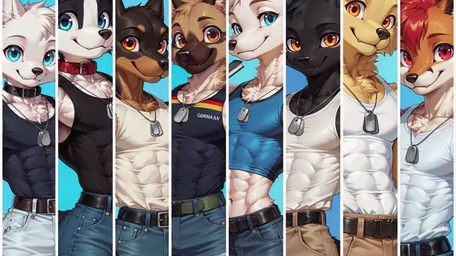 肌肉兽太混合【AI视频】