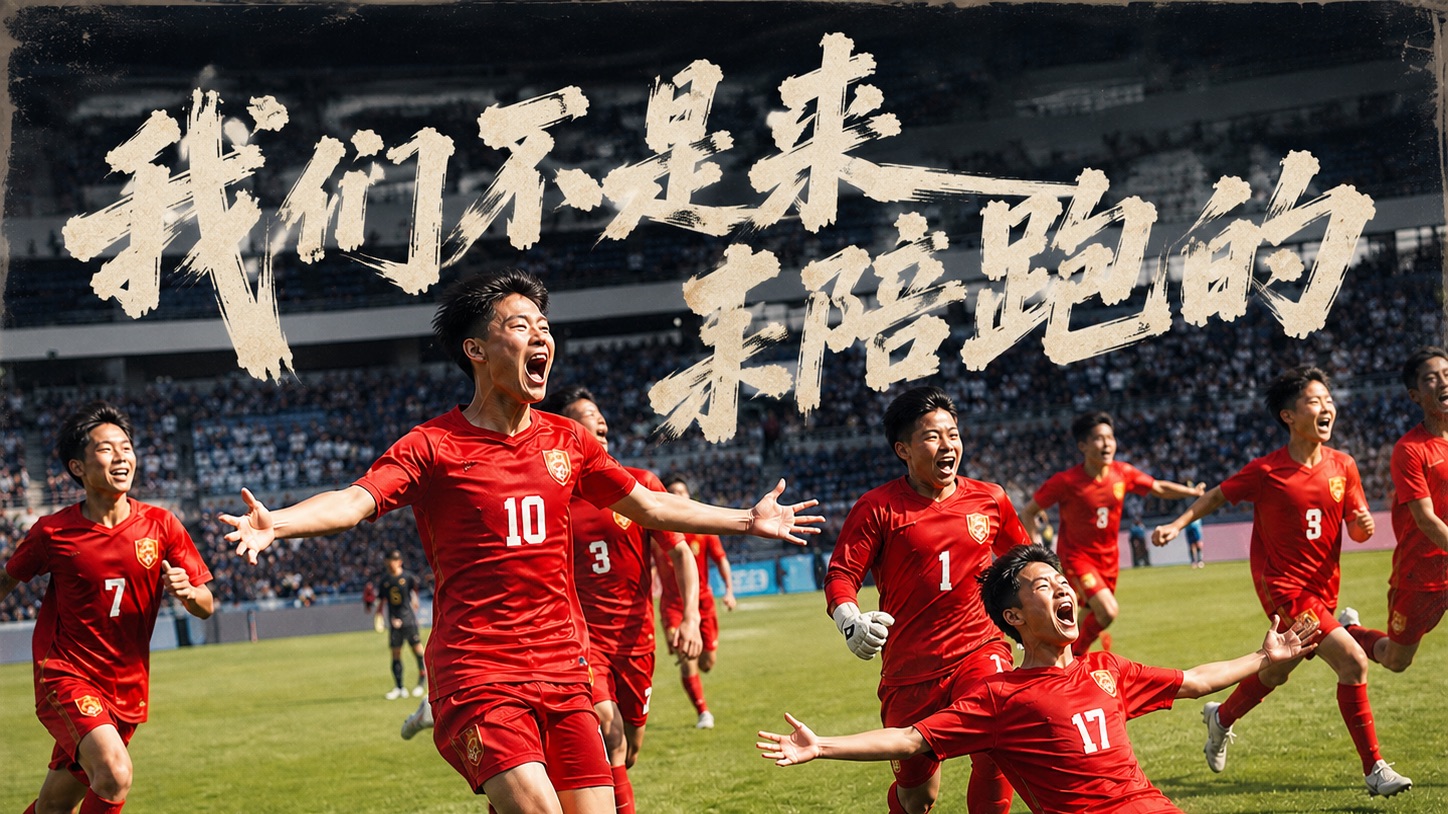 中国足球小将：我们不是来陪跑的！