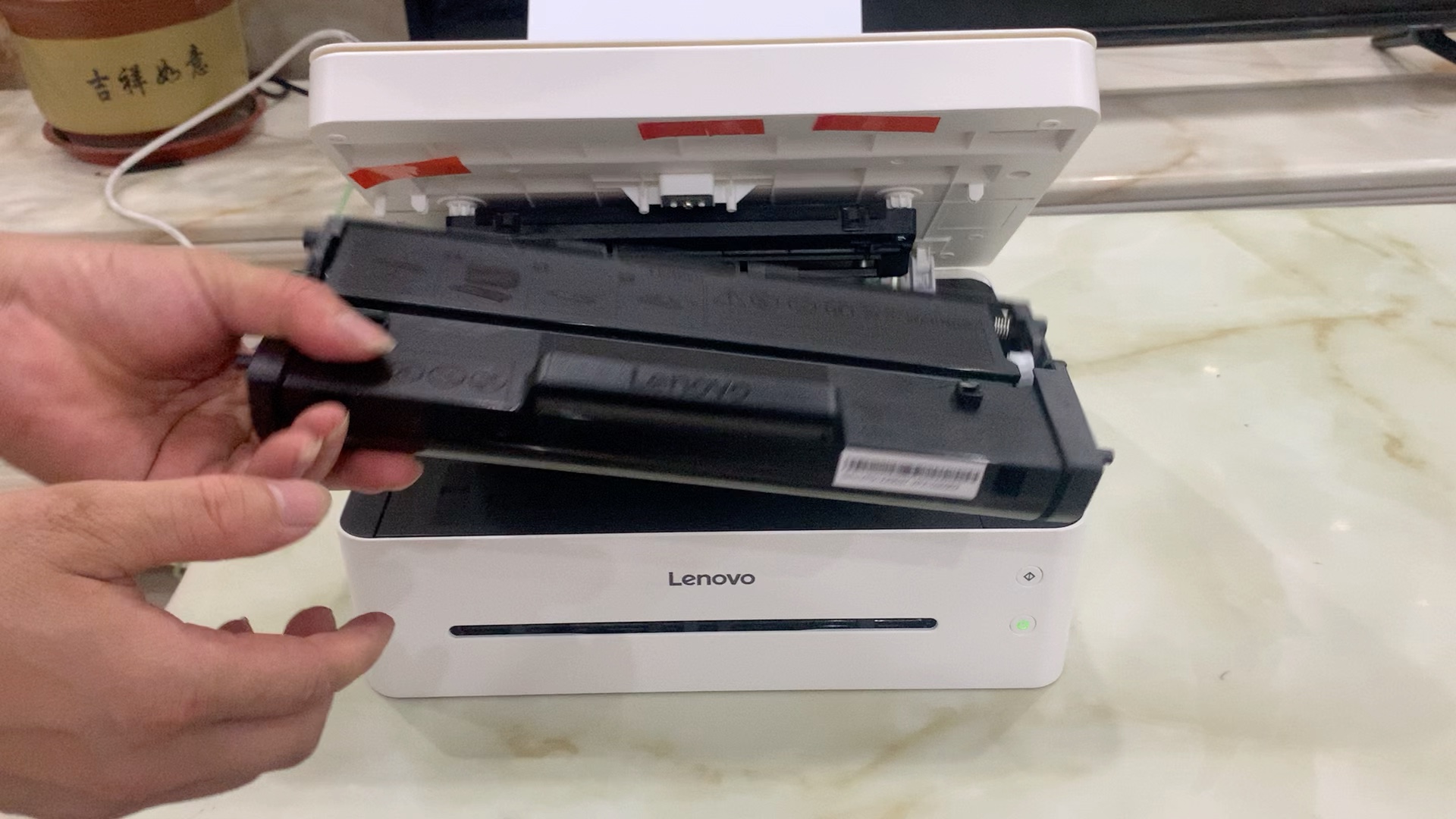 小新打印机如何安装硒鼓墨盒m7268w/M7208wpro/m7228w