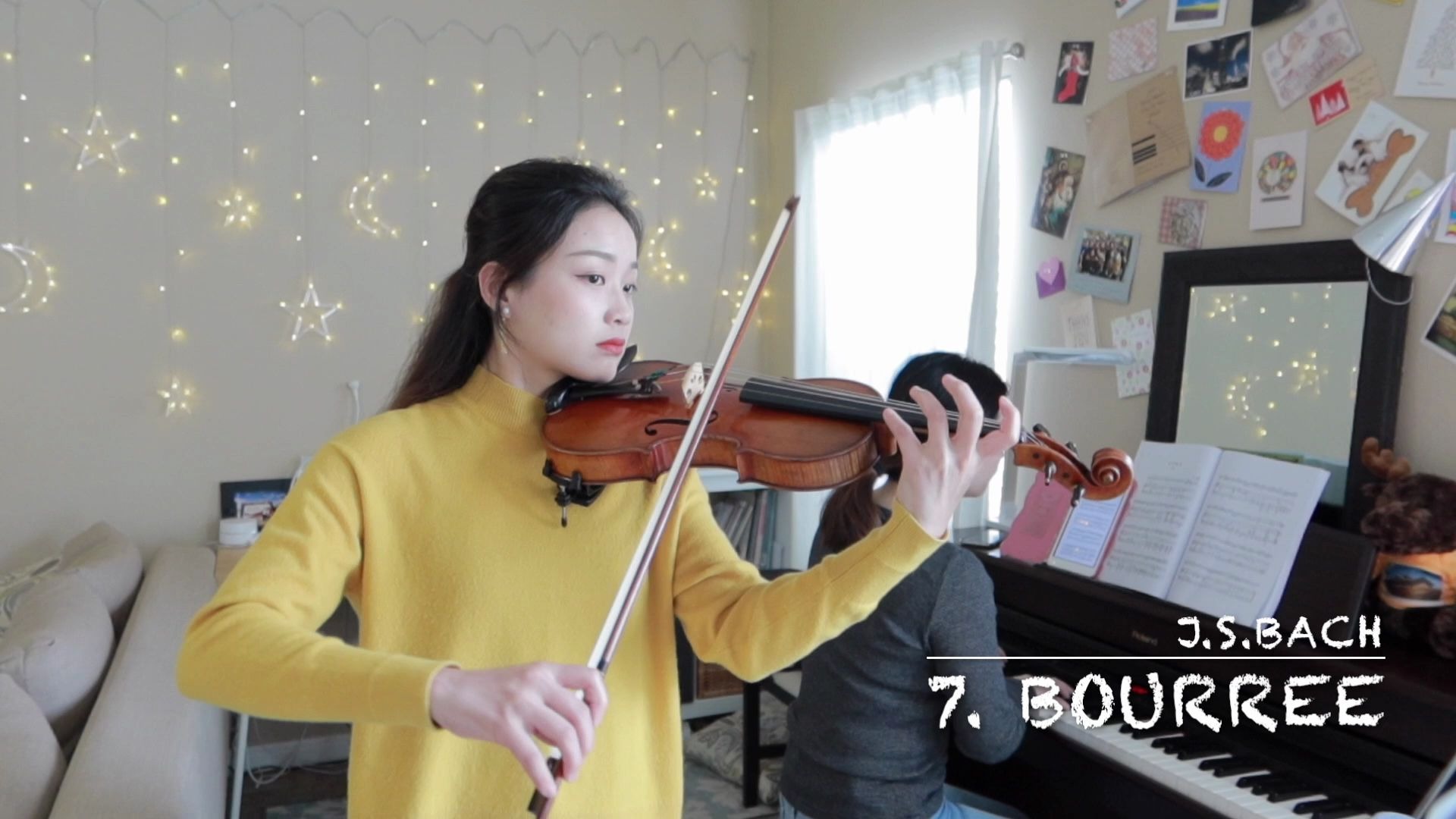 布列舞曲bourree钢琴伴奏版本铃木小提琴第三册
