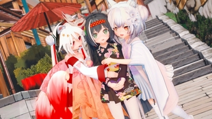 ぺコリーヌとキャルとコッコロでロキ