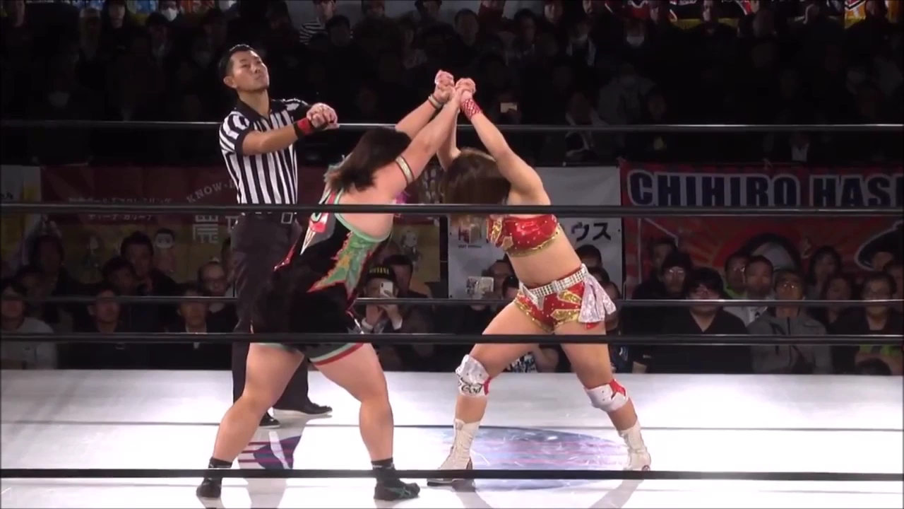 19 01 06 Sendai Girls 橋本千紘vs Sareee 哔哩哔哩 つロ干杯 Bilibili